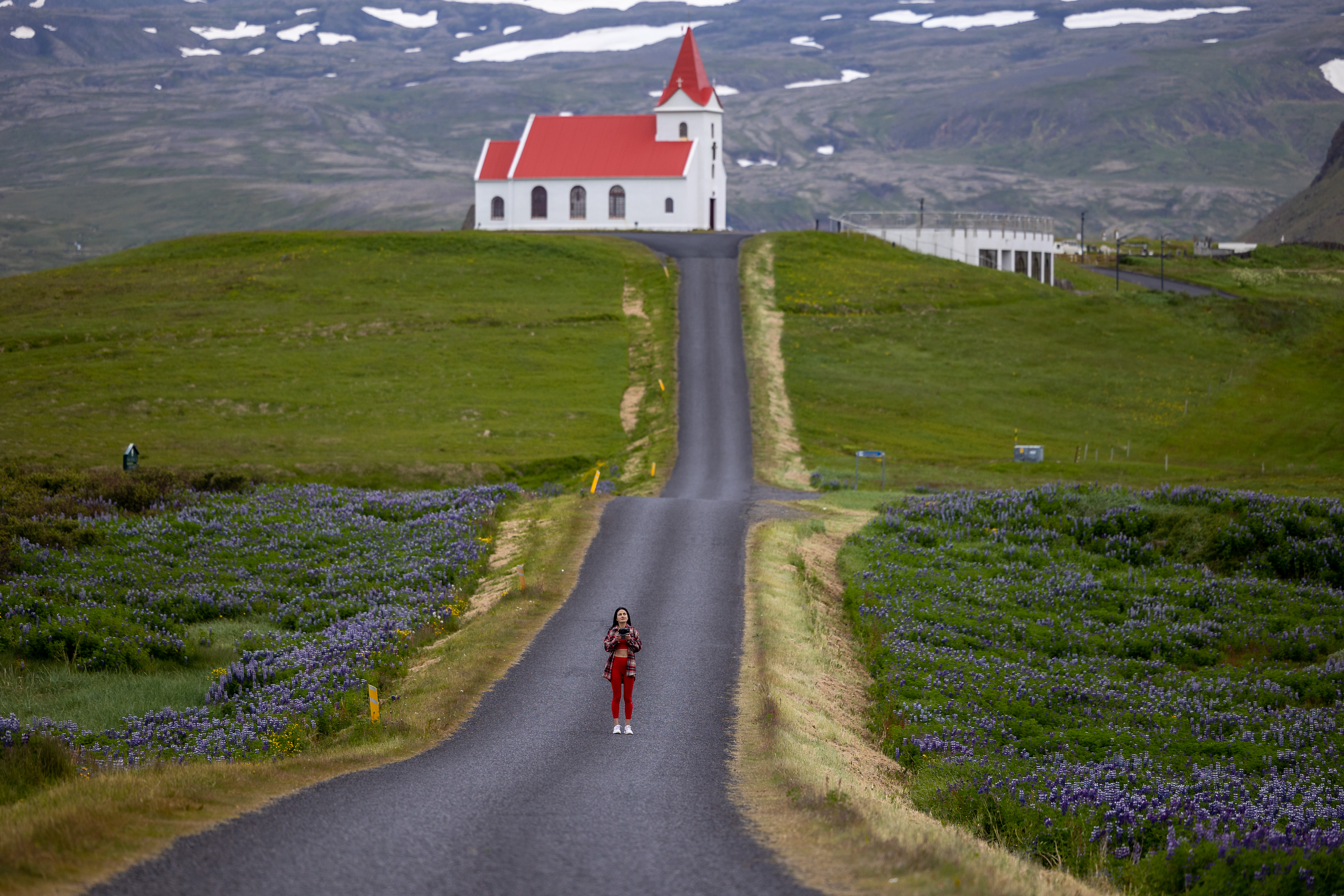 Snæfellsnes village, mountain or lava field