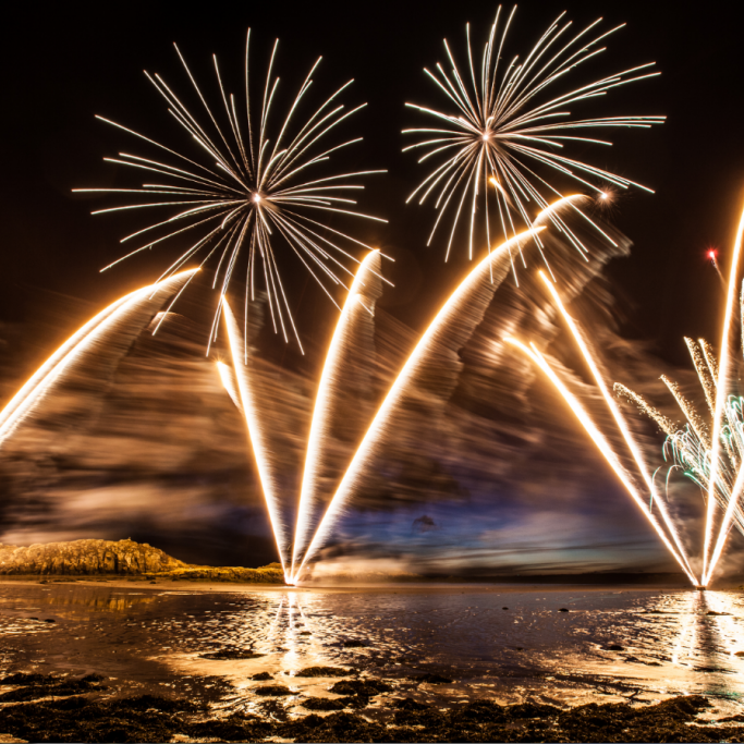New year's eve fireworks