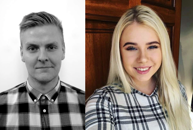 Kristján Guðmundsson og Thelma Harðardóttir