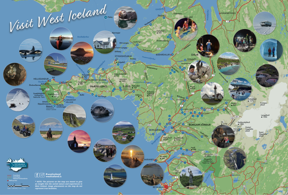 Vesturlands borðkort 2025