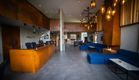 Móttakan á Fosshótel Reykholti