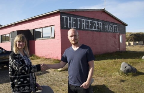 Dögg Mósesdóttir, stjórnandi Northern Wave og Sandarinn Kári Víðisson