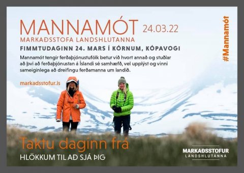 Mannamót Markaðsstofa landshlutanna verður haldið 24. mars 2022